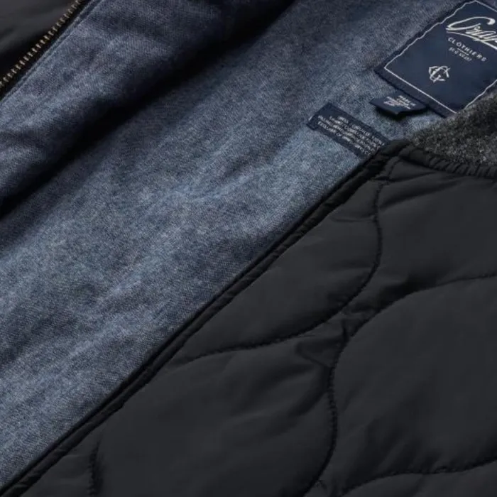Allen Edmonds MacKay Quilted Vest Black Men Outerwear