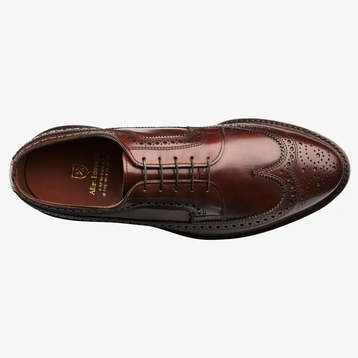 Allen Edmonds Macneil 20 Dress Wingtip Blucher Shoe Dark Chili Men Oxfords and Derbys