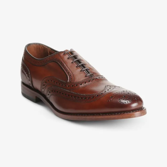Allen Edmonds McAllister Wingtip Oxford Dark Chili Men Wide Width Shoes