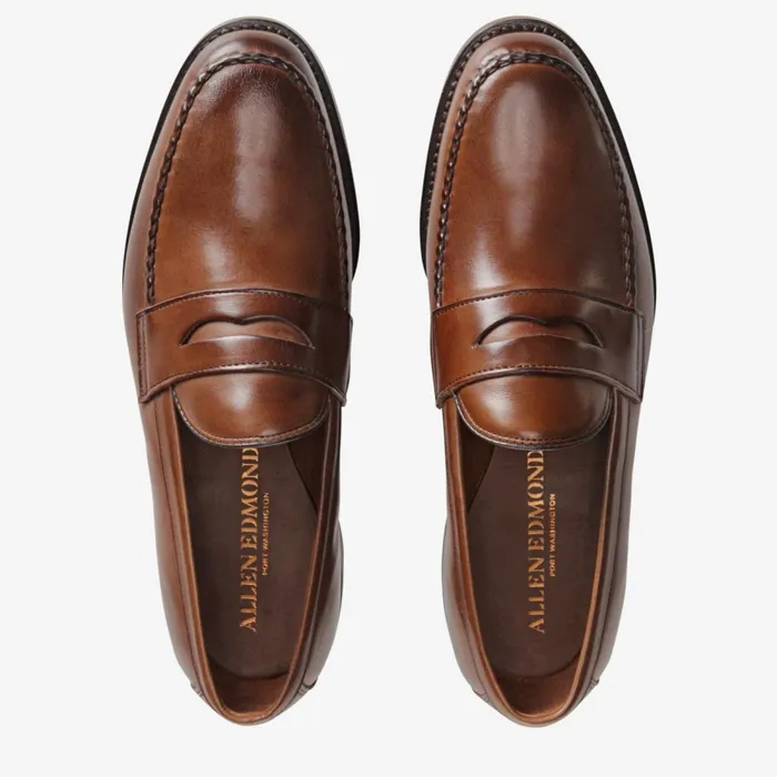 Allen Edmonds Mcgraw Slipon Penny Loafer Coffee Men Made In The Usa