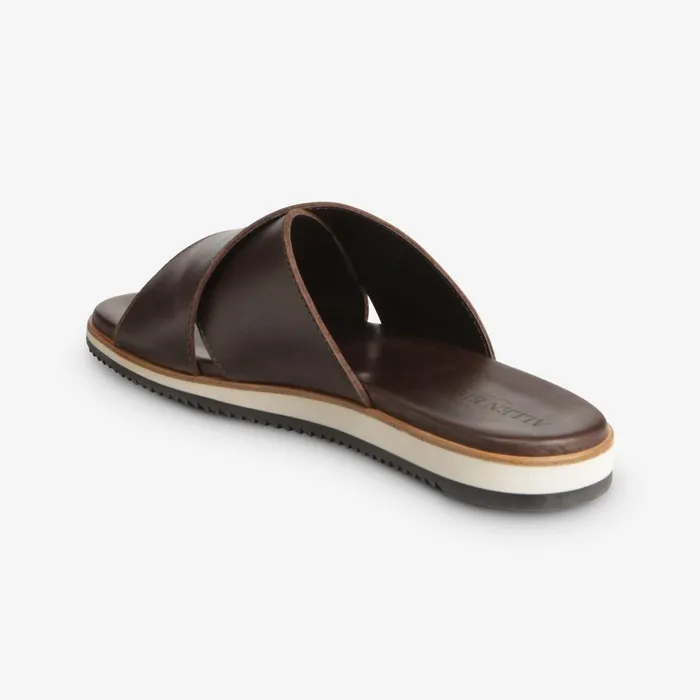 Allen Edmonds Oscar Xband Sandals Dark Brown Men Sandals