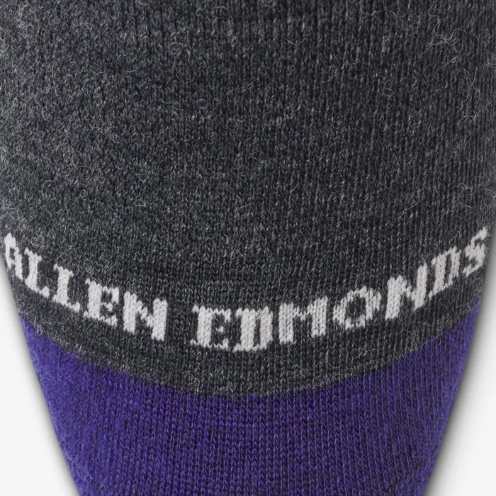 Allen Edmonds OvertheCalf Merino Cool Dress Socks Charcoal Men Socks