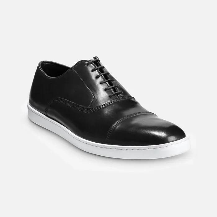 Allen Edmonds Park Avenue Shell Cordovan Oxford Sneaker Black Men Wide Width Shoes