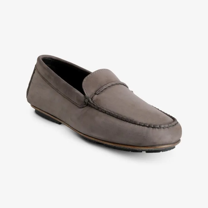 Allen Edmonds Super Sport Suede Driver Grey Men Boat Shoes and Driving Mocs