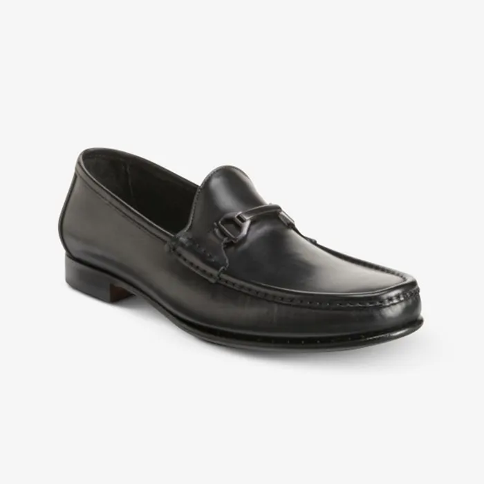 Allen Edmonds Vinci Italian Bit Loafer Black Calfskin Men Loafers and SlipOns