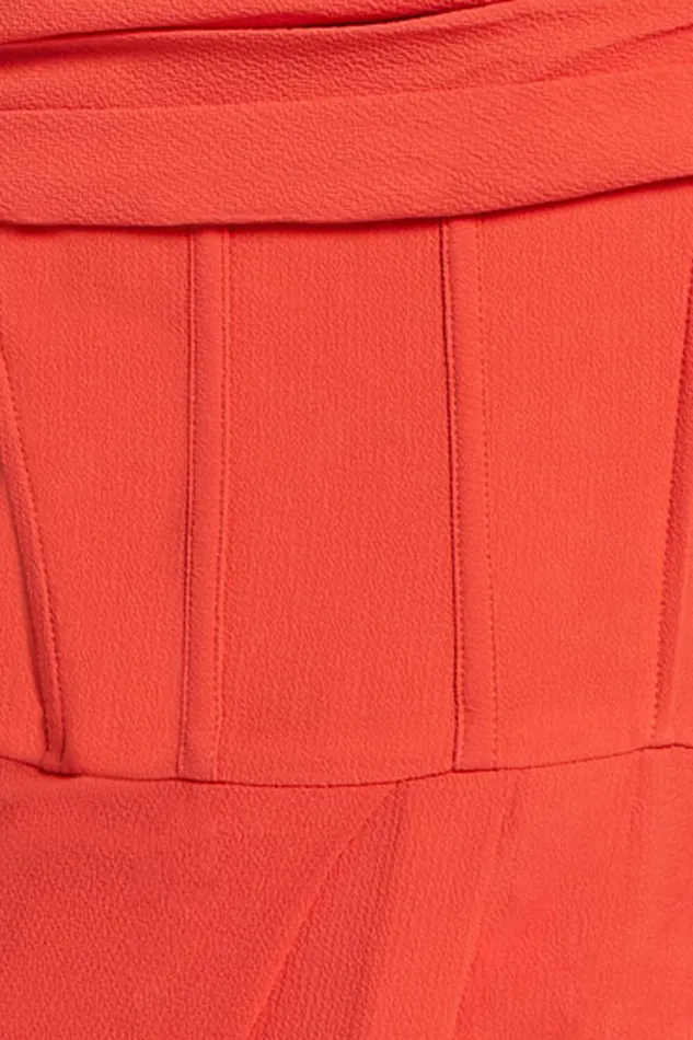 Andrina Midi Dress 8211 High Low Wrap Corset Dress In Orange Women Showpo Dresses