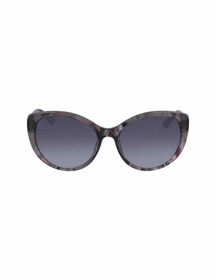 Anne Klein CatEye Sunglasses Smoke Horn Women Accessories
