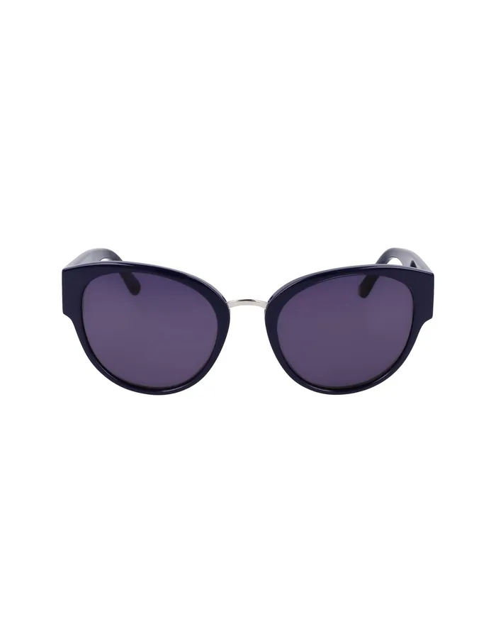 Anne Klein Chic Rounded CatEye Sunglasses Navy Women Accessories