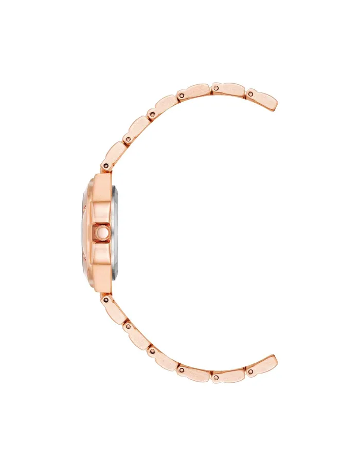 Anne Klein Everyday Metal Bracelet Watch Rose Goldtone Women Watches 038 Jewelry