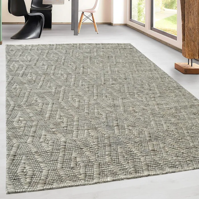 Anne Klein The Helena Contemporary Geometric Rug Collection Mix Grey Women Home