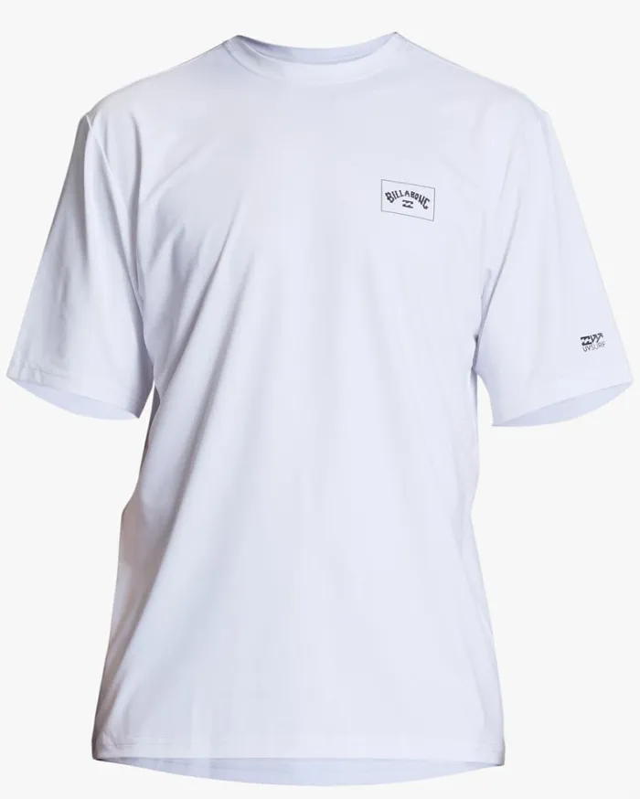 Arch Mesh Loose Fit UPF 50 Short Sleeve Surf Tee White Men Billabong Shorts