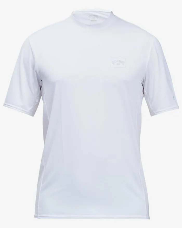 Arch Mesh Loose Fit UPF 50 Short Sleeve Surf Tee White Men Billabong Shorts