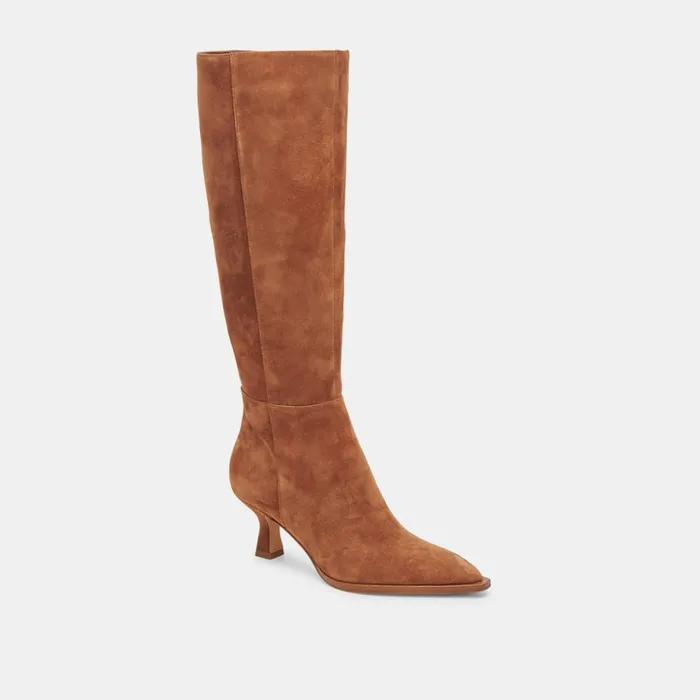 Auggie Boots Brown Suede Women Dolce Vita Boots and Booties