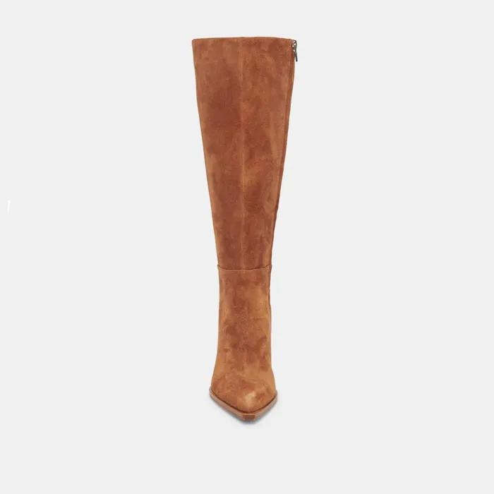 Auggie Boots Brown Suede Women Dolce Vita Boots and Booties