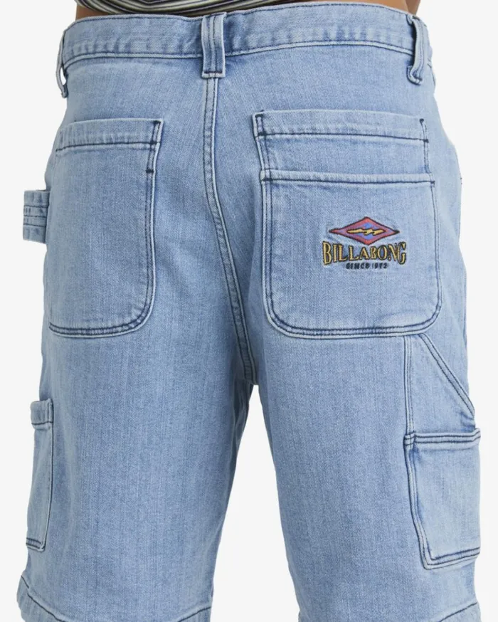 Bad Dog Denim Shorts Indigo Men Billabong Shorts