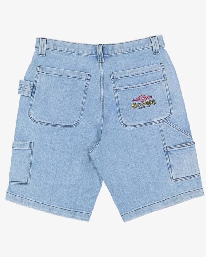 Bad Dog Denim Shorts Indigo Men Billabong Shorts