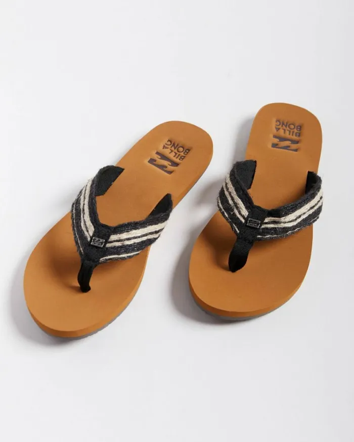 Baja Sandals Black White Women Billabong Shoes
