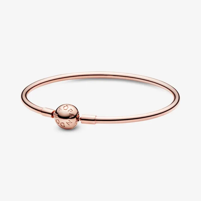 Bangles Women Pandora Online Moments Bangle Rose Gold Plated