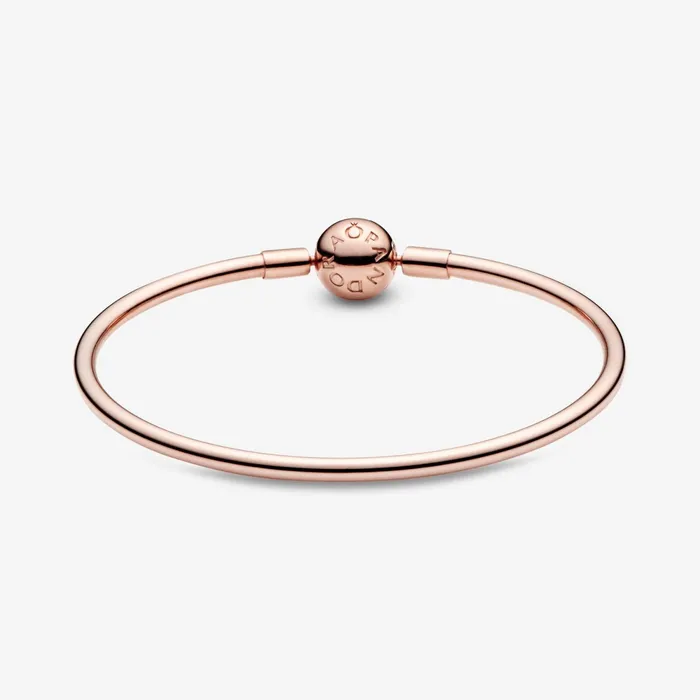 Bangles Women Pandora Online Moments Bangle Rose Gold Plated