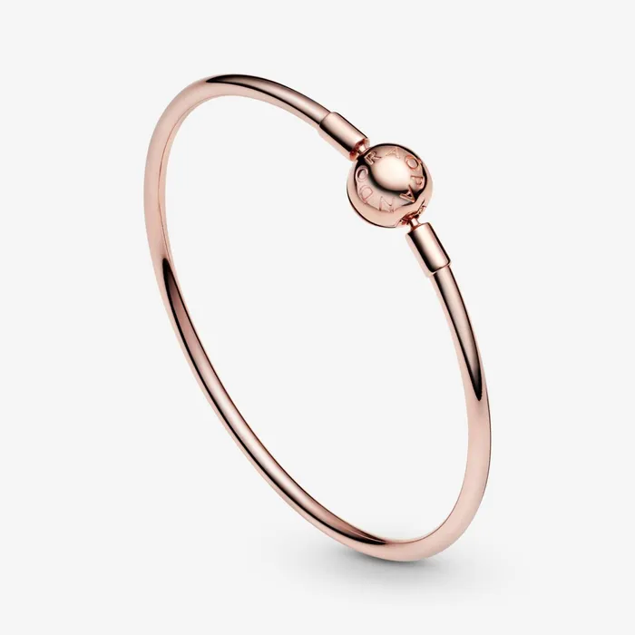 Bangles Women Pandora Online Moments Bangle Rose Gold Plated