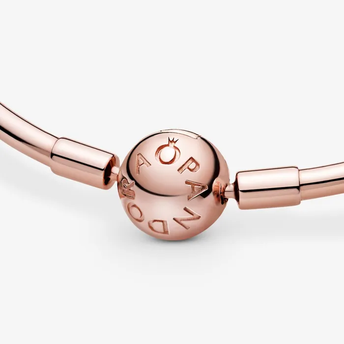 Bangles Women Pandora Online Moments Bangle Rose Gold Plated