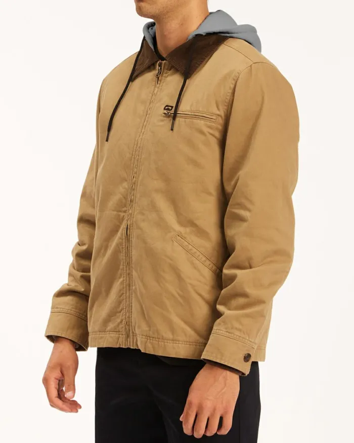 Barlow Hooded Jacket Clay Men Billabong Jackets