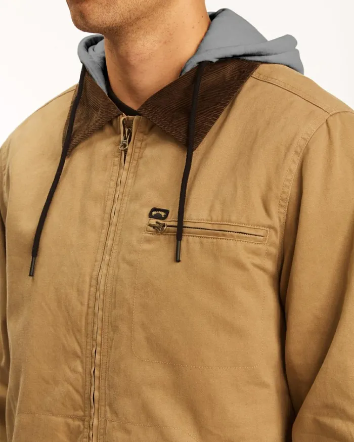 Barlow Hooded Jacket Clay Men Billabong Jackets