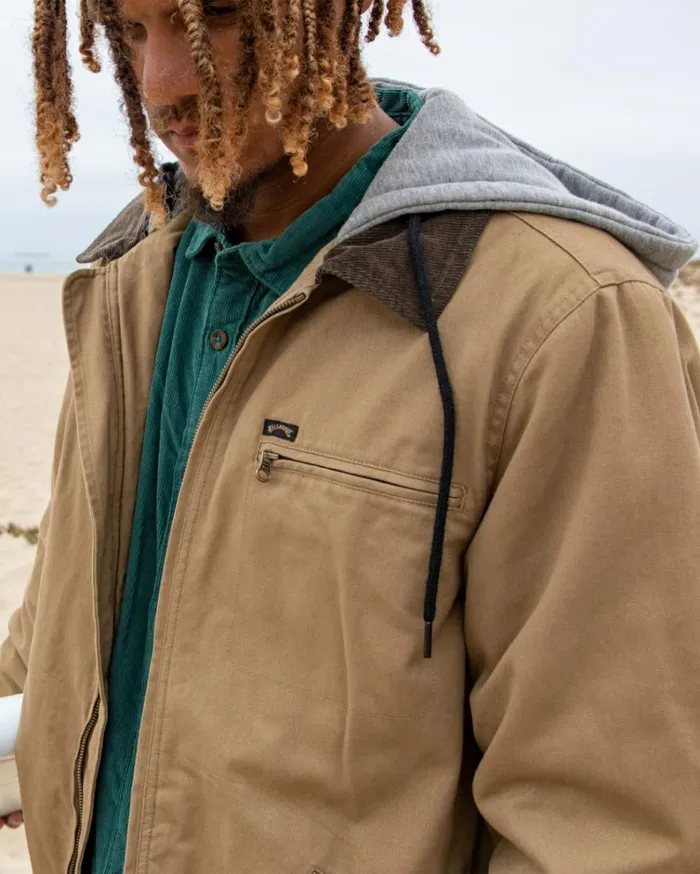 Barlow Hooded Jacket Clay Men Billabong Jackets