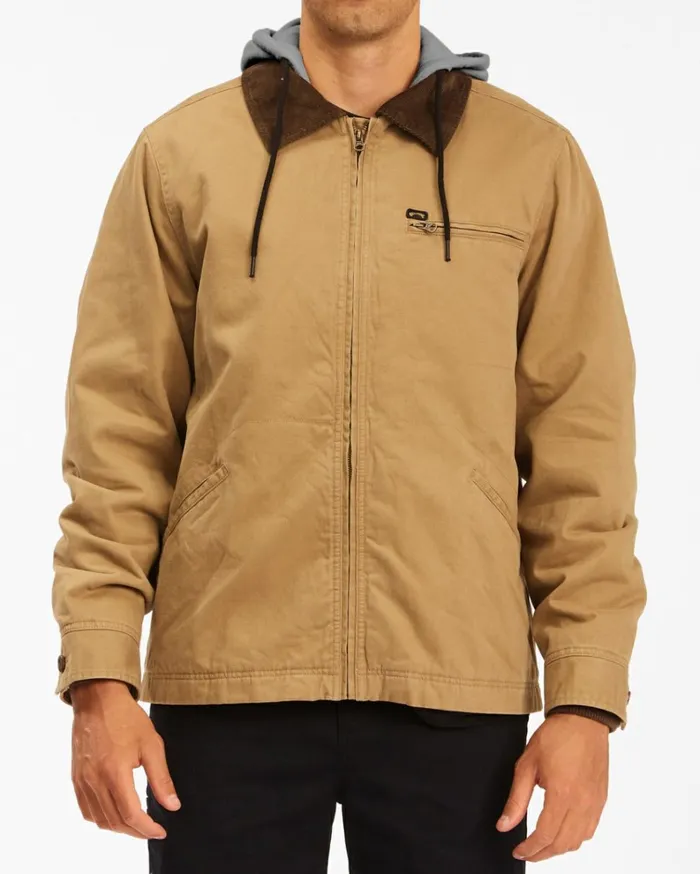 Barlow Hooded Jacket Clay Men Billabong Jackets