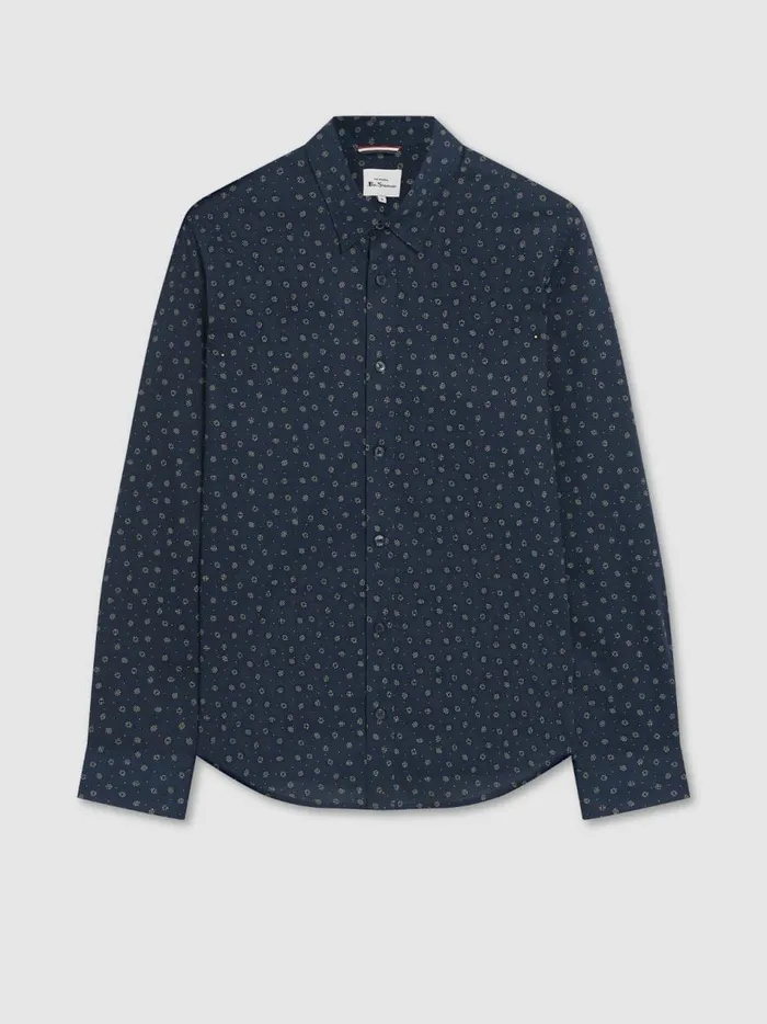 Ben Sherman Archive Print Shirts Men Scattered Spot Print LongSleeve Shirt Ben Sherman Archive Print Shirts Men Scattered Spot Print LongSleeve Shirt