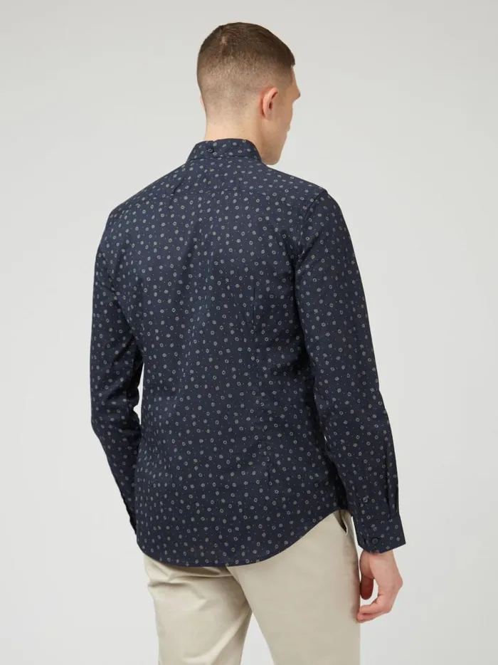 Ben Sherman Archive Print Shirts Men Scattered Spot Print LongSleeve Shirt Ben Sherman Archive Print Shirts Men Scattered Spot Print LongSleeve Shirt