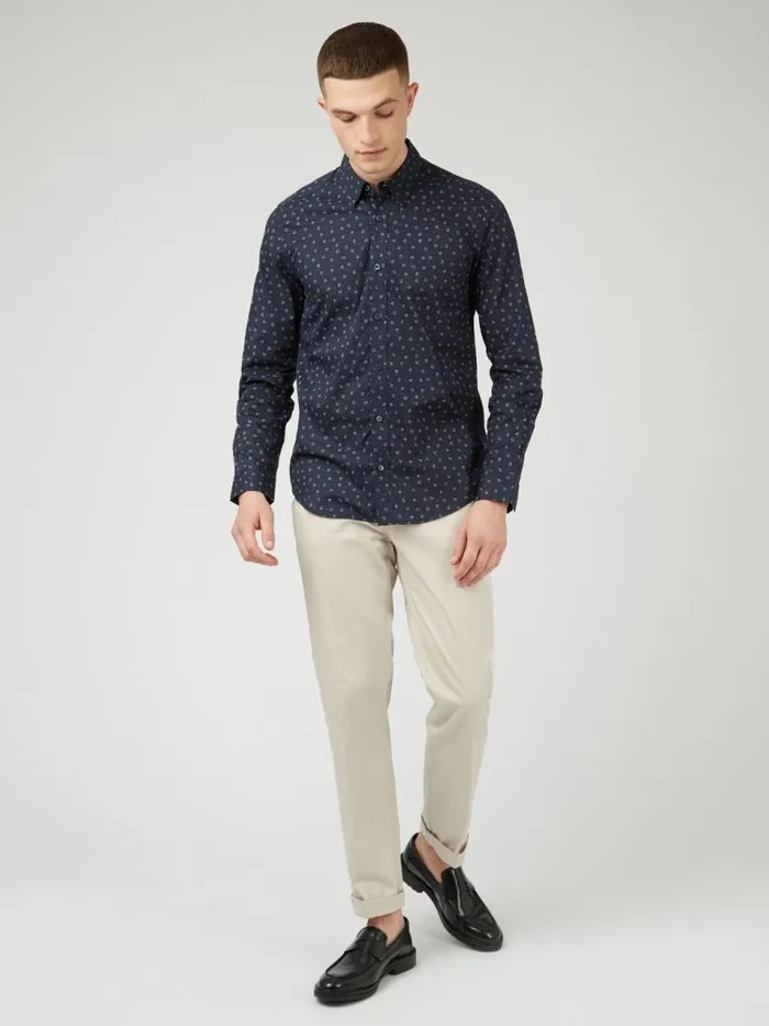 Ben Sherman Archive Print Shirts Men Scattered Spot Print LongSleeve Shirt Ben Sherman Archive Print Shirts Men Scattered Spot Print LongSleeve Shirt