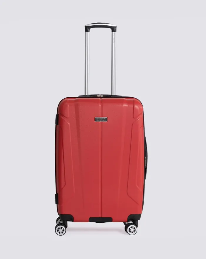 Ben Sherman Bags and Luggage Men Derby Hardside 3 Piece Luggage Set 8211 Lipstick Red