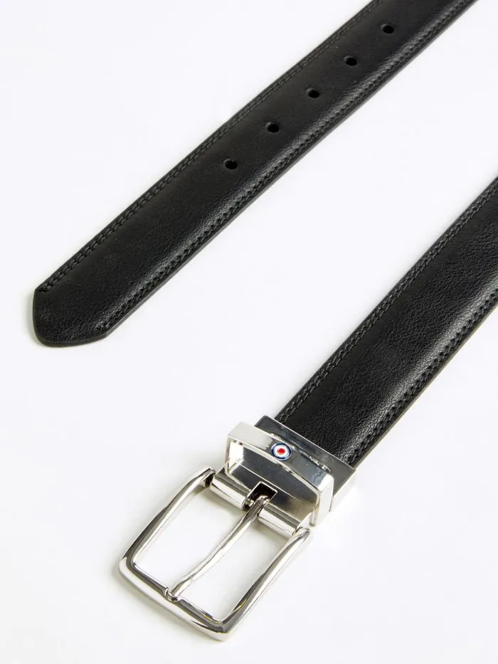Ben Sherman Belts Men Brady Reversible Leather Dress Belt 8211 BlackBrown