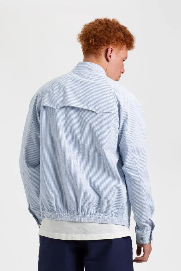 Ben Sherman Harrington Jackets Men Seersucker Ivy League Harrington Jacket Ben Sherman Harrington Jackets Men Seersucker Ivy League Harrington Jacket