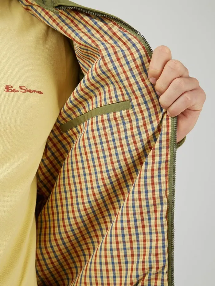 Ben Sherman Harrington Jackets Men Signature Harrington Jacket 8211 Loden Ben Sherman Harrington Jackets Men Signature Harrington Jacket 8211 Loden