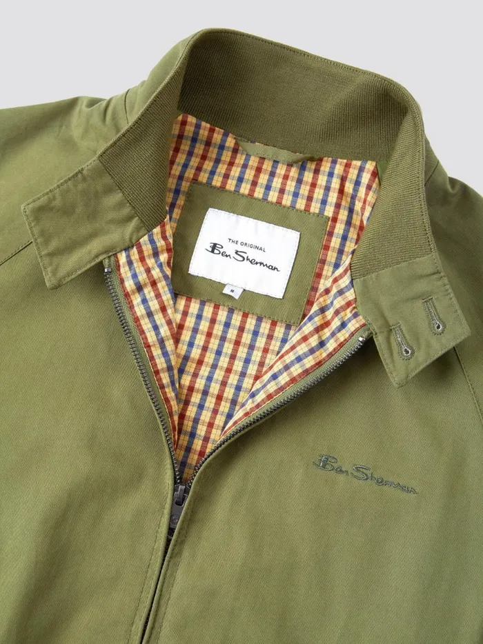 Ben Sherman Harrington Jackets Men Signature Harrington Jacket 8211 Loden Ben Sherman Harrington Jackets Men Signature Harrington Jacket 8211 Loden