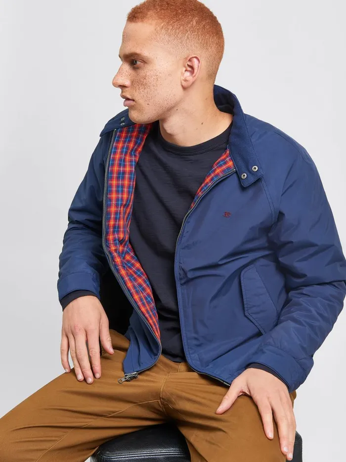 Ben Sherman Harrington Jackets Men The Original Quilted Harrington Jacket 8211 Navy Blazer