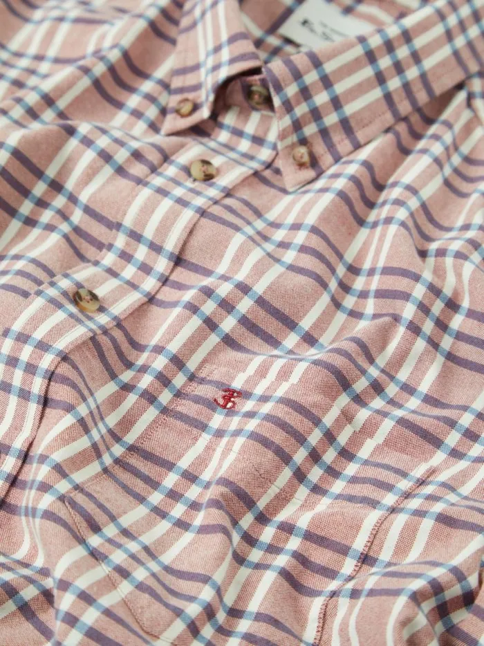 Ben Sherman Heritage Check Shirts Men Classic Oxford Check LongSleeve Shirt Ben Sherman Heritage Check Shirts Men Classic Oxford Check LongSleeve Shirt