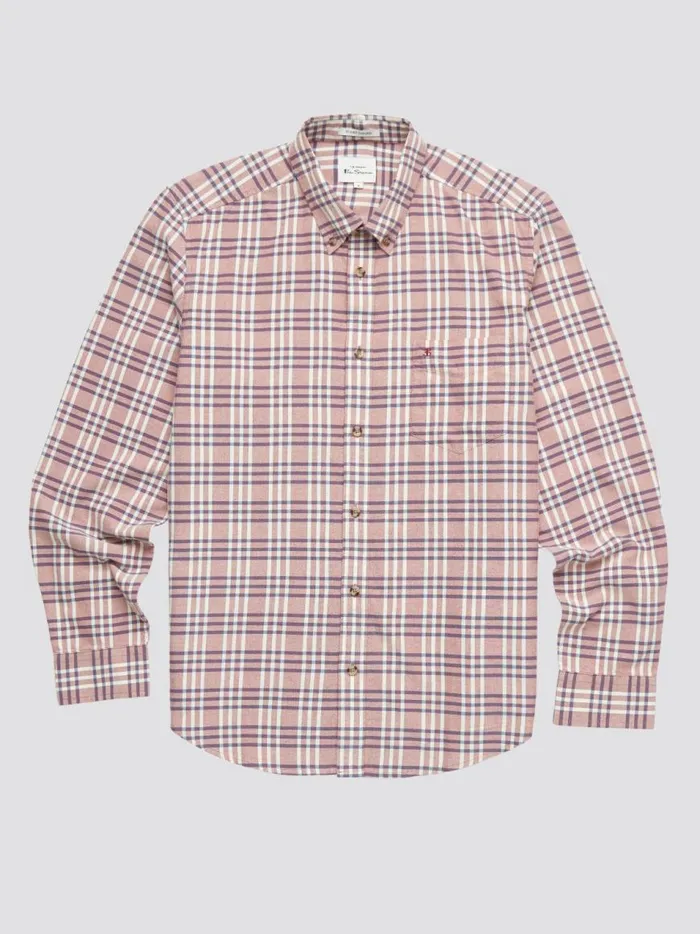 Ben Sherman Heritage Check Shirts Men Classic Oxford Check LongSleeve Shirt Ben Sherman Heritage Check Shirts Men Classic Oxford Check LongSleeve Shirt