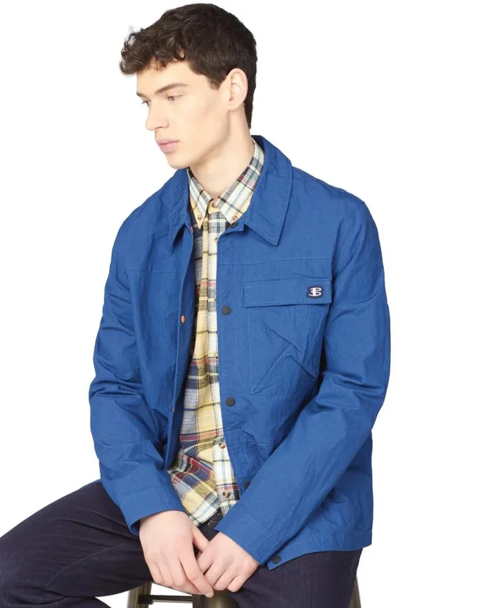 Ben Sherman Jackets and Outerwear Men Utility Jacket 8211 Airforce