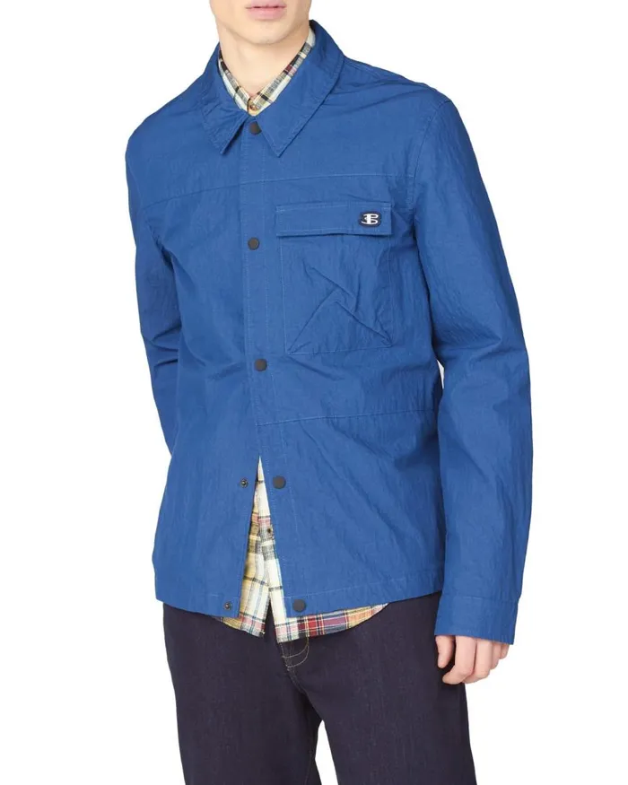 Ben Sherman Jackets and Outerwear Men Utility Jacket 8211 Airforce