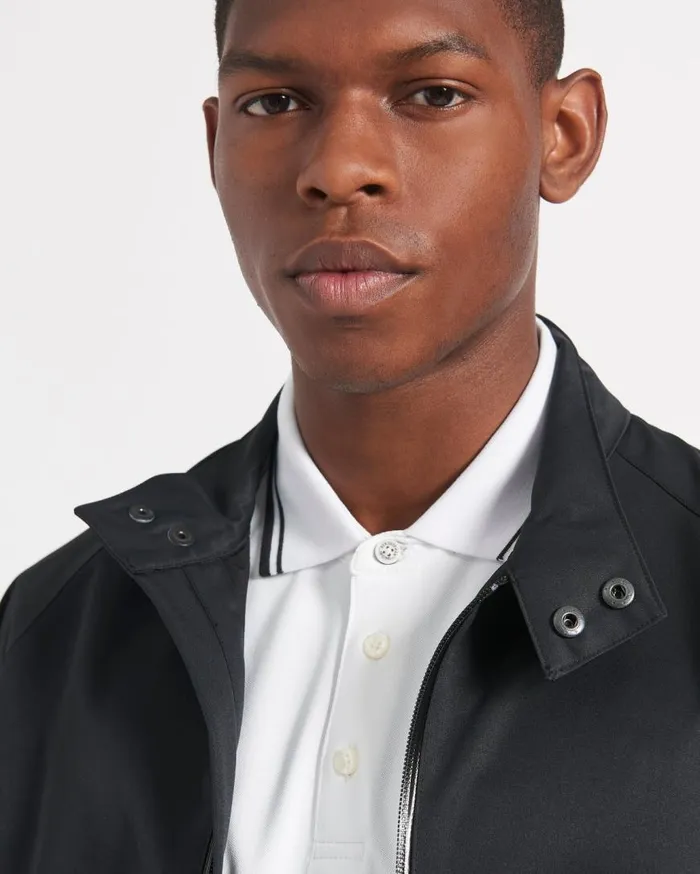 Ben Sherman Jackets and Outerwear Men Waterproof Harrington Jacket 8211 Black