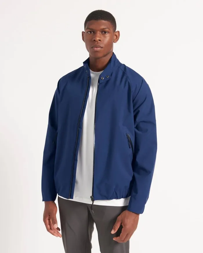 Ben Sherman Jackets and Outerwear Men Waterproof Harrington Jacket 8211 Marine