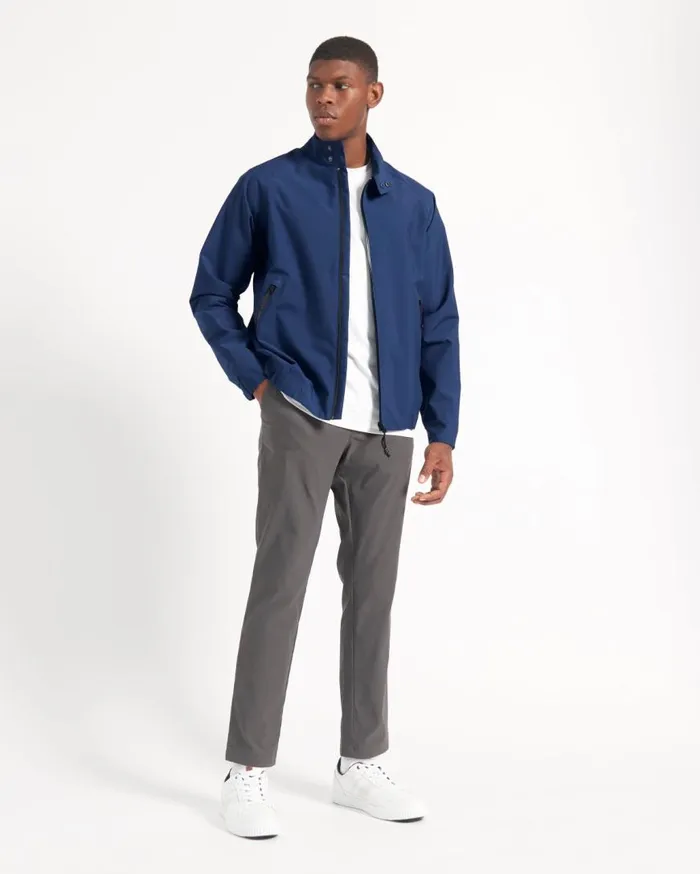 Ben Sherman Jackets and Outerwear Men Waterproof Harrington Jacket 8211 Marine