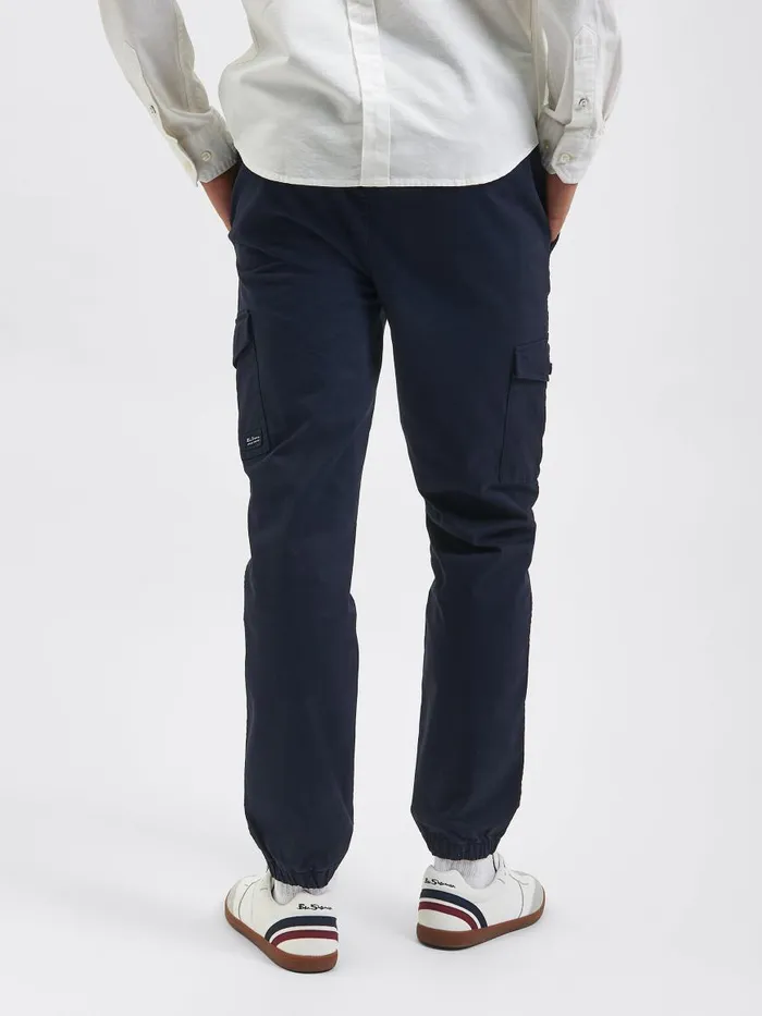 Ben Sherman Joggers and Track Pants Men Utility Woven Jogger Pant 8211 Navy