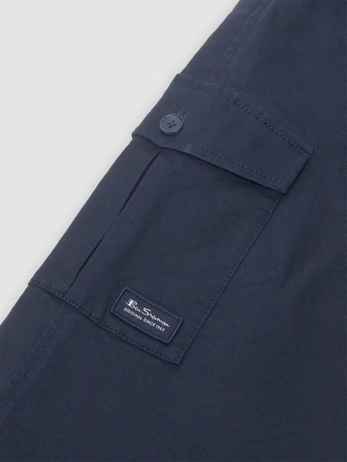 Ben Sherman Joggers and Track Pants Men Utility Woven Jogger Pant 8211 Navy