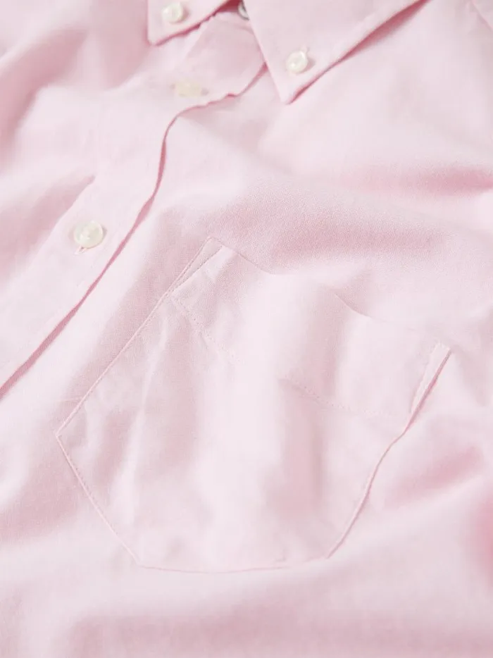 Ben Sherman Long Sleeve Shirts Men Signature Organic Oxford Shirt 8211 Light Pink
