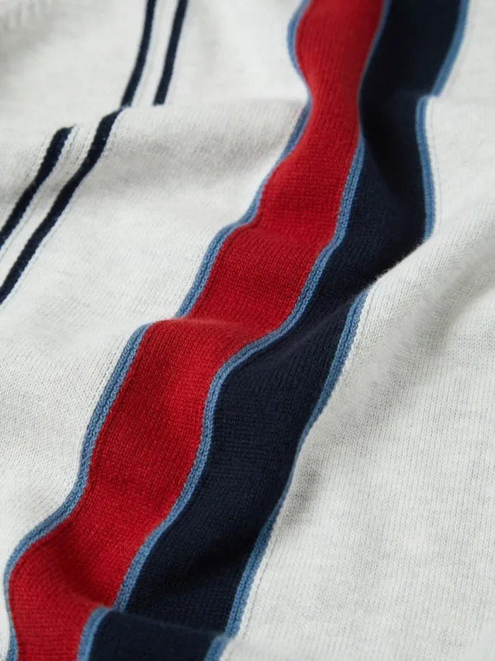 Ben Sherman Mod Knit Polos Men Signature Mod Knit Stripe Polo 8211 Ivory Ben Sherman Mod Knit Polos Men Signature Mod Knit Stripe Polo 8211 Ivory
