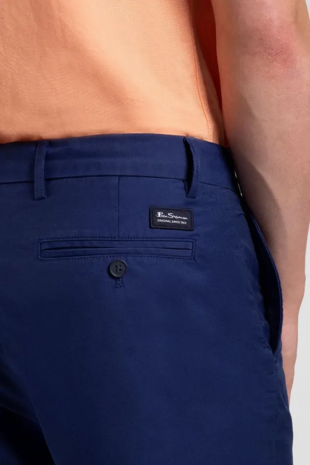 Ben Sherman Shorts Men Everyday Slim Fit Chino Short 8211 Navy